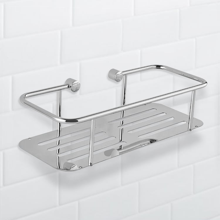 Nameeks NFA028 Wall Mounted Chrome Shower Basket